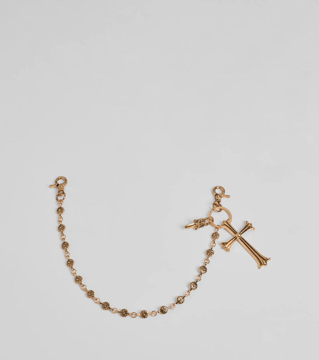 Blissful Radiance Cross Bag Charm