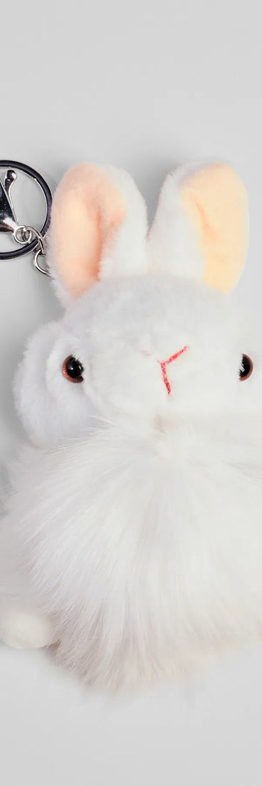 Cuddle Chic Bunny Pom Pom Bag Charm