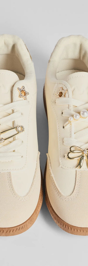 Diva Chic Faux Pearl Shoe Charm Four-Pack