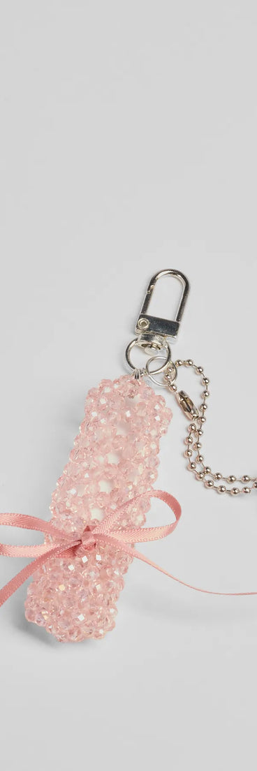So Sweet Ballet Slipper And Heart Bag Charm