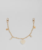 Heart And Charm Bag Chain