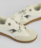 Six-Piece Dainty Heart Shoe Charms