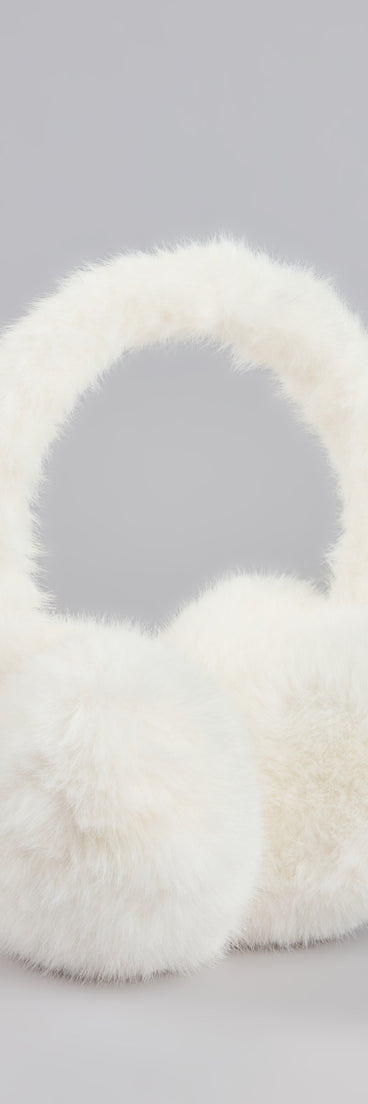 Snow Kiss Faux Fur Earmuffs