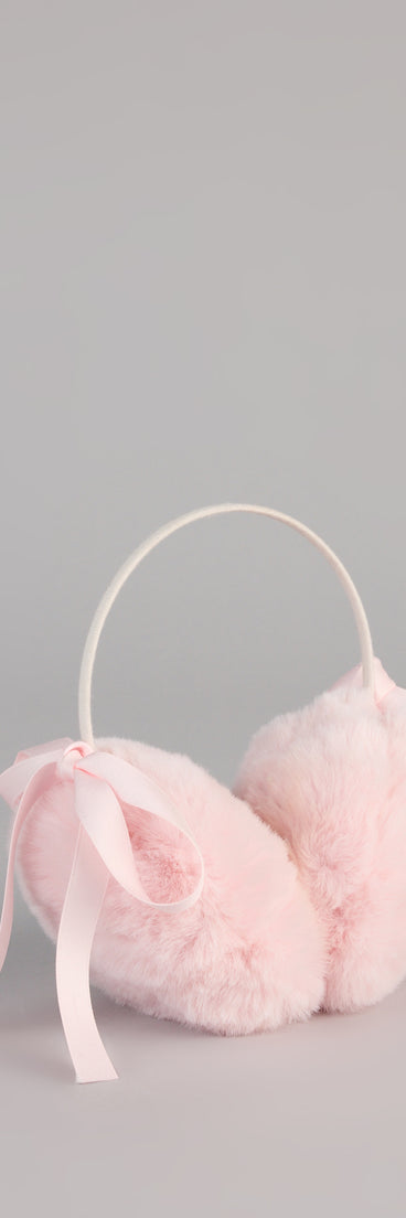 Ice Princess Bow Earmuffs