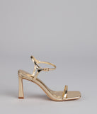 Style Pop Square Toe Nubuck Stiletto Heels