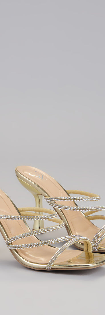 All That Glitters Rhinestone Mules