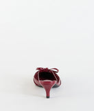 Sweetest Thing Bow Kitten Heel Mules