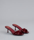 Own the Moment Patent Heeled Mules