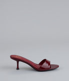 Own the Moment Patent Heeled Mules