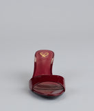 Own the Moment Patent Heeled Mules