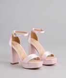 Butterfly Kisses Platform Block Heels