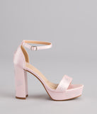 Butterfly Kisses Platform Block Heels
