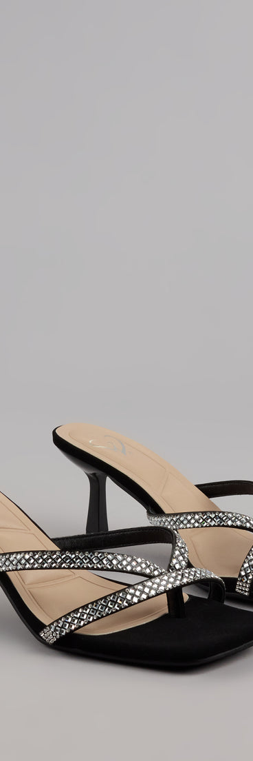 Shine Season Rhinestone Heels