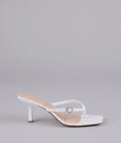 Love Story Era Heart Rhinestone Thong Heels