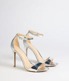 Glam Steps Metallic Stiletto Heels