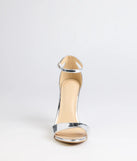 Glam Steps Metallic Stiletto Heels