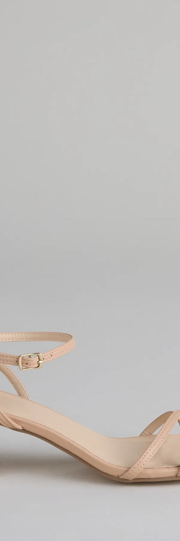 On Repeat Strappy Block Heels