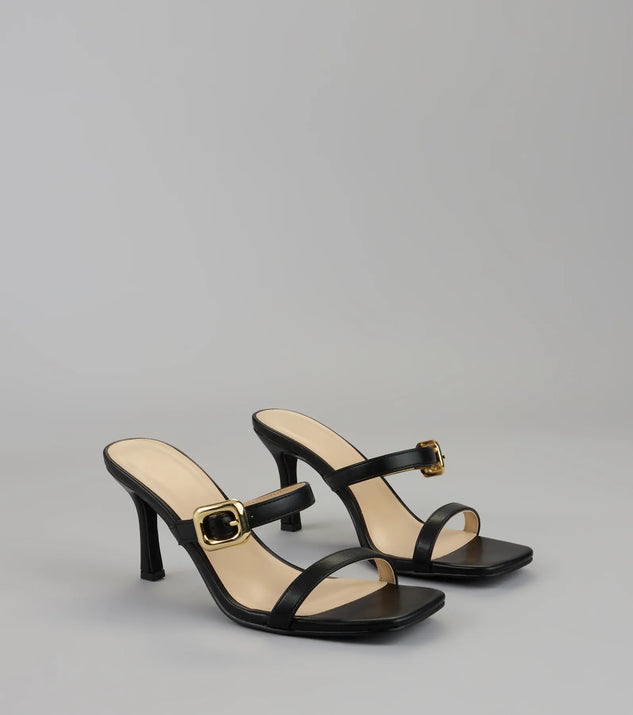 Shop Windsor Booked and Buckled Mule Heels Online – Trendy & Affordable Fashion