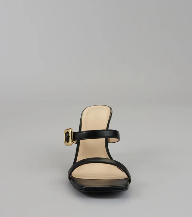 Shop Windsor Booked and Buckled Mule Heels Online – Trendy & Affordable Fashion - Image 3