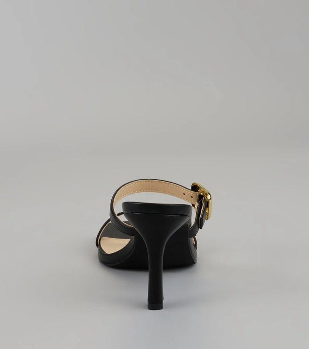 Shop Windsor Booked and Buckled Mule Heels Online – Trendy & Affordable Fashion - Image 4