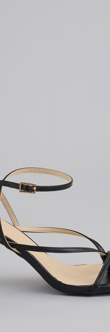 Strut Factor Thong Strappy Stiletto Heels