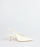 Lookin' Sleek Sling-Back Stiletto Pumps