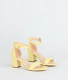 Chic Steps Low Block Heels
