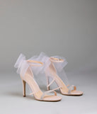 Tied With A Bow Stiletto Heels