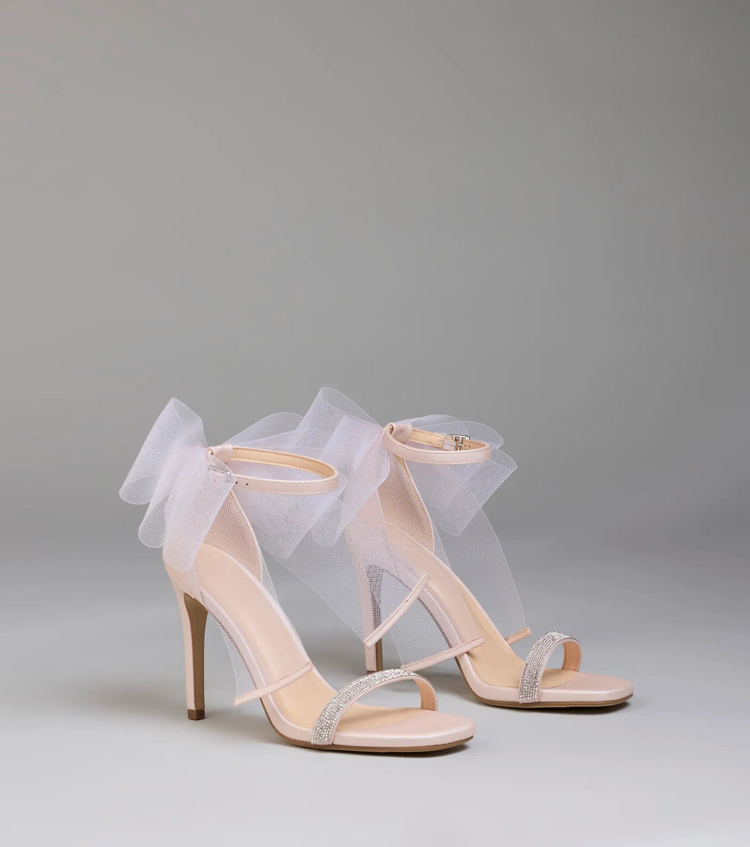 Tied With A Bow Stiletto Heels & Windsor