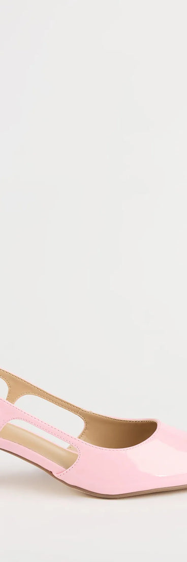 Turn heads in the Keep It Chic Kitten Heel Pumps, pink heels showcasing a fresh trend or stylish detail made to elevate your full Windsor fit.