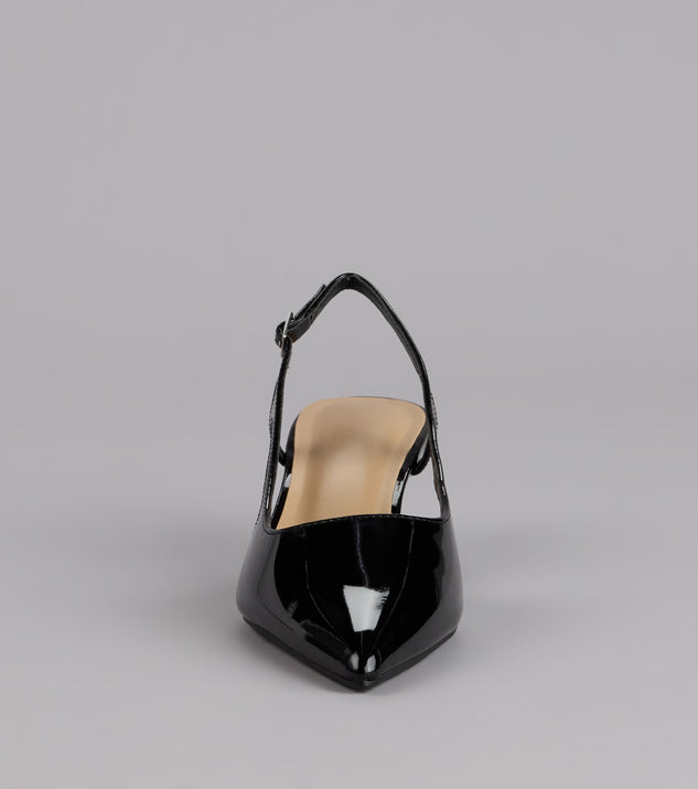 Keep It Chic Kitten Heel Pumps