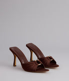 Touch Of Drama Stiletto Mules