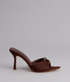 Touch Of Drama Stiletto Mules