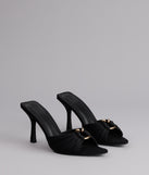 Touch Of Drama Stiletto Mules