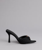 Touch Of Drama Stiletto Mules