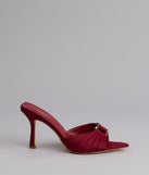 Touch Of Drama Stiletto Mules