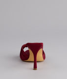 Touch Of Drama Stiletto Mules