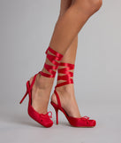 Tie It Up Satin Ballet Heels