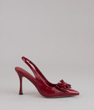 Strut Season Bow Stiletto Pumps