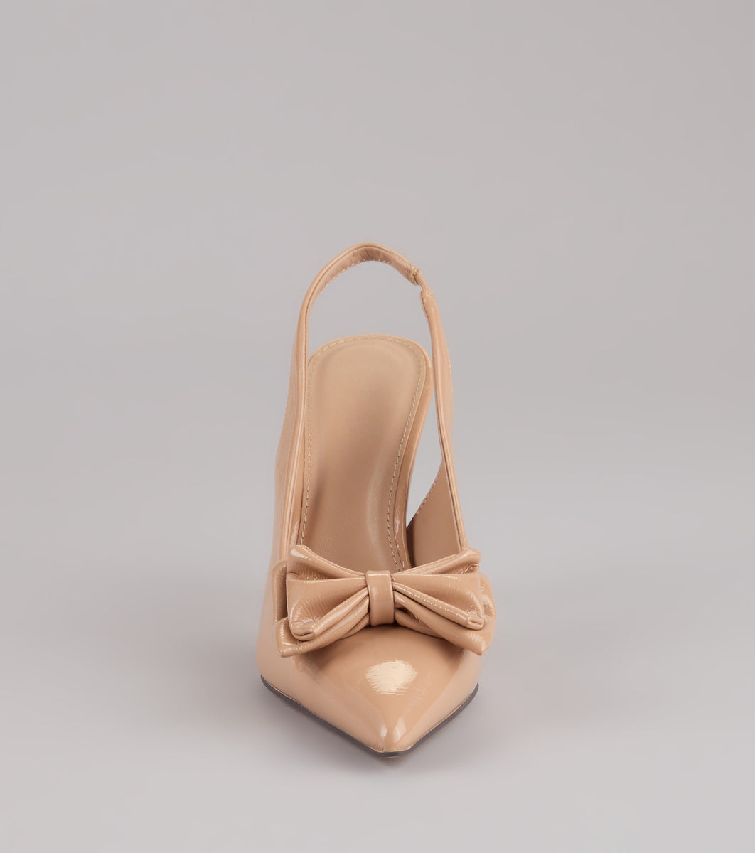 Strut Season Bow Stiletto Pumps & Windsor