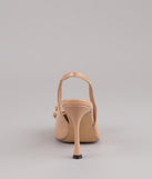Strut Season Bow Stiletto Pumps