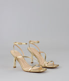 Afterparty RSVP Strappy Stiletto Heels
