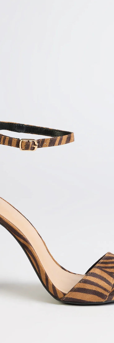 Turn heads in the Chic And Versatile Stiletto Heels, leopard print heels showcasing a fresh trend or stylish detail made to elevate your full Windsor fit.