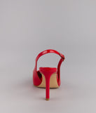 Bold Chic Slingback Stiletto Heels