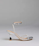 Fab Icon Butterfly Rhinestone Stiletto Heels