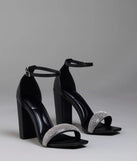 Royal Treatment Rhinestone Block Heels