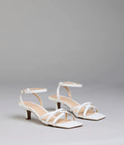 Everyday Slay Strappy Kitten Heels