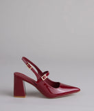 Too Chic To Quit Sling-Back Pumps