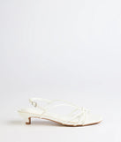 Tied Together Strappy Kitten Heels