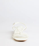 Tied Together Strappy Kitten Heels